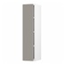 Hockley Super Matt Sand Grey 900mm x 200mm Tall Kitchen Door Angle Open
