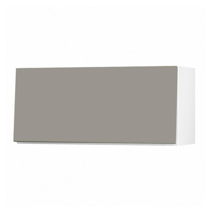 Hockley Super Matt Sand Grey 360mm x 800mm Half Height Kitchen Door or Drawer Angle Open