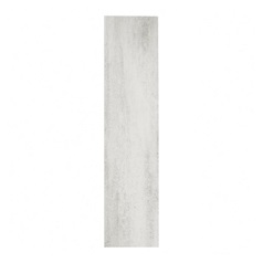 Hockley Textured White Stone 2118mm x 500mm Tall Larder Kitchen Door Primary Cut Out