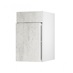 Hockley Textured White Stone 557mm x 400mm Full Height Drawerline Kitchen Door Unit Angled Open