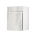 Hockley Textured White Stone 557mm x 500mm Full Height Drawerline Kitchen Door Unit Angled Open