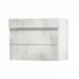 Hockley Textured White Stone 160mm x 900mm Kitchen Drawer Unit Angled Open
