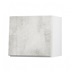 Hockley Textured White Stone 360mm x 400mm Half Height Kitchen Door or Drawer Unit Angled Open
