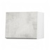 Hockley Textured White Stone 360mm x 450mm Half Height Kitchen Door or Drawer Unit Angled Open
