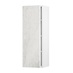 Hockley Textured White Stone 900mm x 300mm Tall Kitchen Door Unit Angled Open