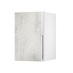 Hockley Textured White Stone 720mm x 450mm Full Height Kitchen Door Unit Angled Open