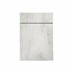 Hockley Textured White Stone 557mm x 500mm Full Height Drawerline Kitchen Door Unit Front View