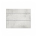 Hockley Textured White Stone 275mm x 900mm Pan Kitchen Drawer Unit Front View