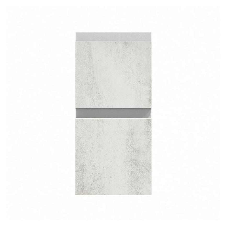 Hockley Textured White Stone 342mm x 350mm Pan Kitchen Drawer Unit Front View