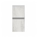 Hockley Textured White Stone 342mm x 350mm Pan Kitchen Drawer Unit Front View