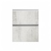 Hockley Textured White Stone 342mm x 600mm Pan Kitchen Drawer Unit Front View