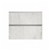 Hockley Textured White Stone 342mm x 900mm Pan Kitchen Drawer Unit Front View