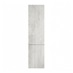 Hockley Textured White Stone 1220mm x 500mm Full Height Larder Kitchen Door Unit Front View