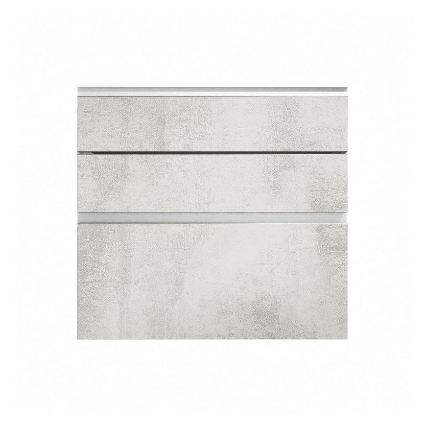 Hockley Textured White Stone 170mm x 800mm Kitchen Drawer Unit Front View