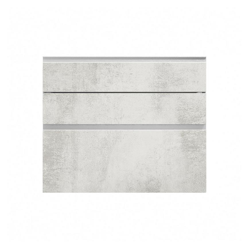 Hockley Textured White Stone 170mm x 900mm Kitchen Drawer Unit Front View