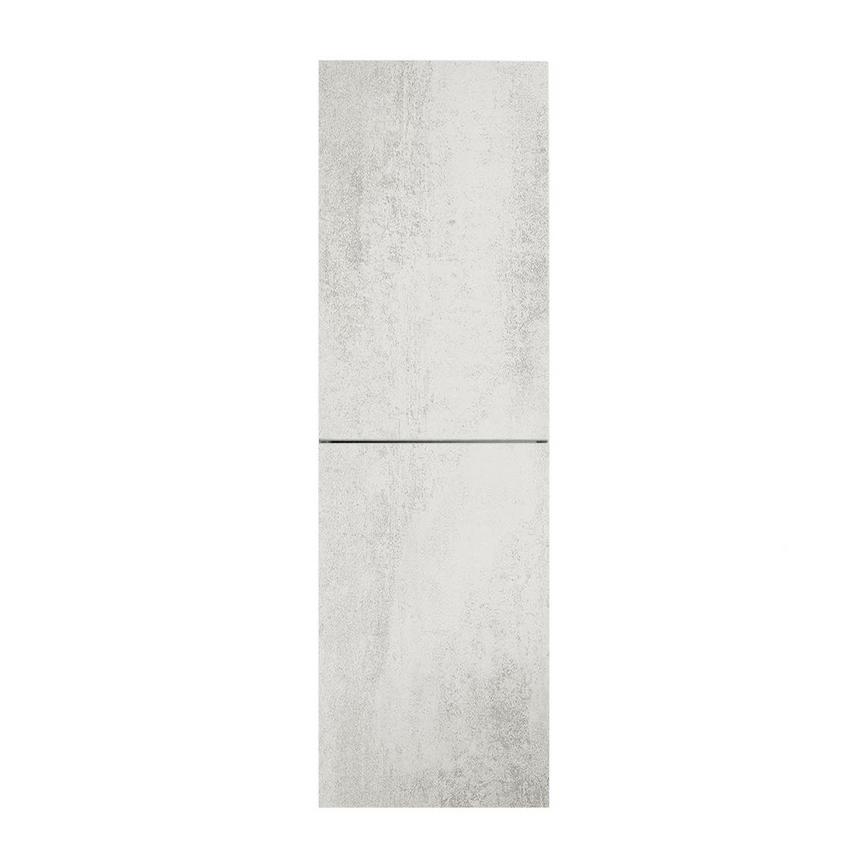 Hockley Textured White Stone 991mm x 600mm Full Height Appliance Tower Kitchen Door Unit Front View