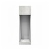 Hockley Textured White Stone 141mm x 600mm x 18mm Filler Panel Unit Front View