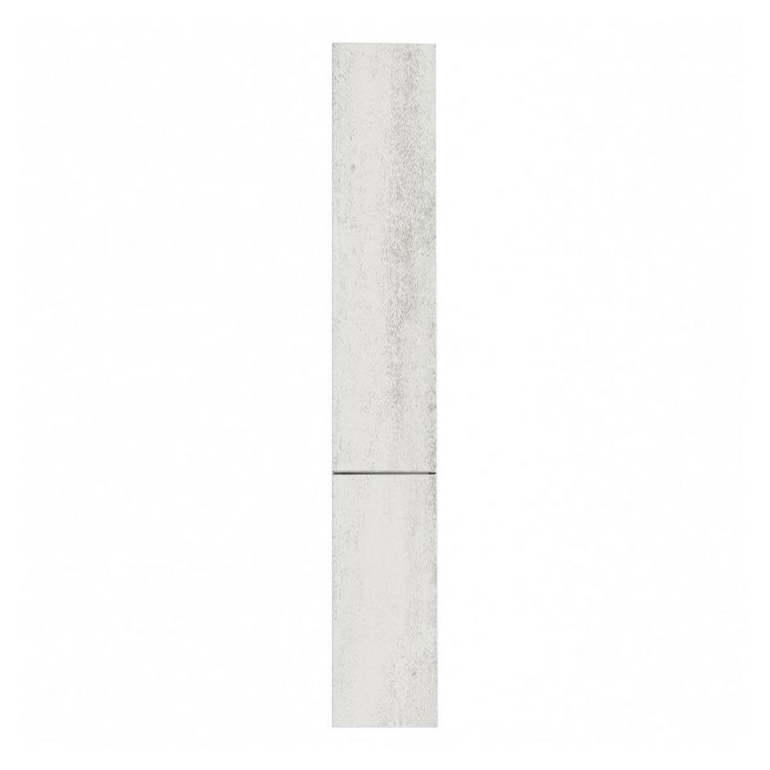 Hockley Textured White Stone 1220mm x 300mm Full Height Larder Kitchen Door Unit Front View