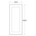 Chilcomb 600 Tall Appliance Tower Door 1400mm (XX87)