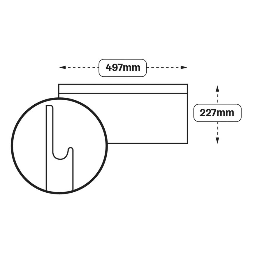 Integrated Handle 500 Deep Drawer Door (XX70)
