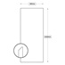 Integrated Handle 600 Appliance Tower Door 1400mm (XX87)