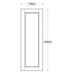 Bridgemere 500 Tall Larder Door (XX19)