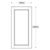 Bridgemere 600 Large Fridge Door (XX26)