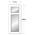 Bridgemere Panel Glass Door (XX6H)