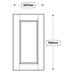 Bridgemere 400 Full Height Door (XX09)
