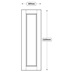 Bridgemere 400 Larder Door (XX1A)