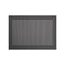 KFR0042 Black 500 Half Height Fluted Glass Door CAD Front
