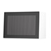 KFR0042 Black 500 Half Height Fluted Glass Door CAD AngledOpen