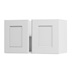 Elmbridge Dove Grey 800 Double Belfast Sink Door Open