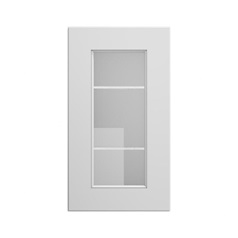 Elmbridge Dove Grey 400 Full Height Glass Door Cut Out