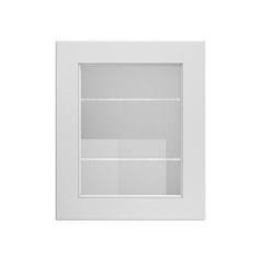 Elmbridge Dove Grey 600 Full Height Glass Door Cut Out