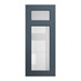 Elmbridge Navy 500 Panelled Glass Dresser Door