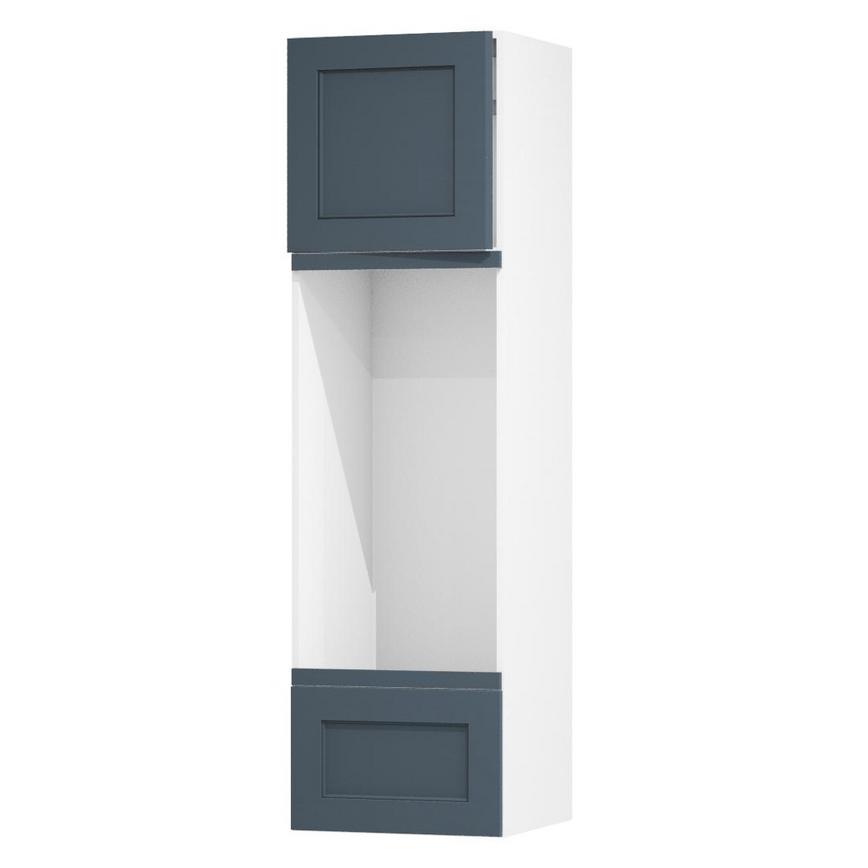 Elmbridge Navy 600 Tall Appliance Tower Door Open 570mm