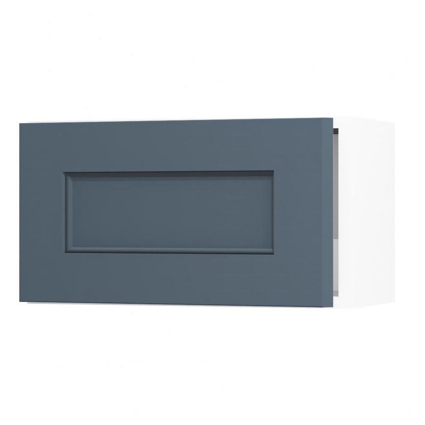 Elmbridge Navy 600 Integrated Microwave Topbox Door Open