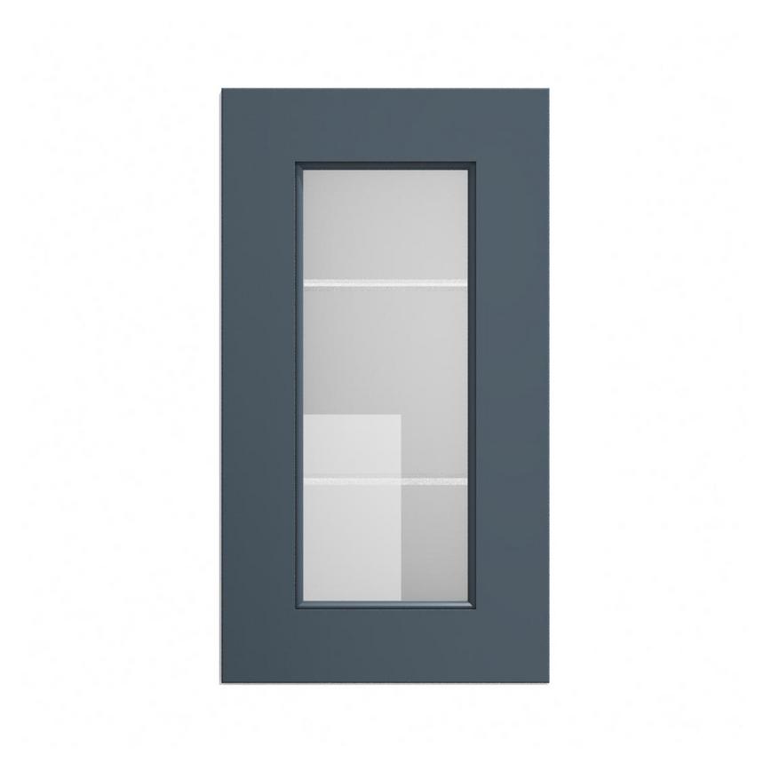 Elmbridge Navy 400 Full Height Glass Door Cut Out