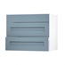 Elmbridge Dusk Blue 900 Pan Drawer Door Open