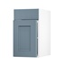 Elmbridge Dusk Blue 400 Standard Door Open