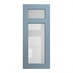 Elmbridge Dusk Blue 500 Panelled Glass Dresser Door