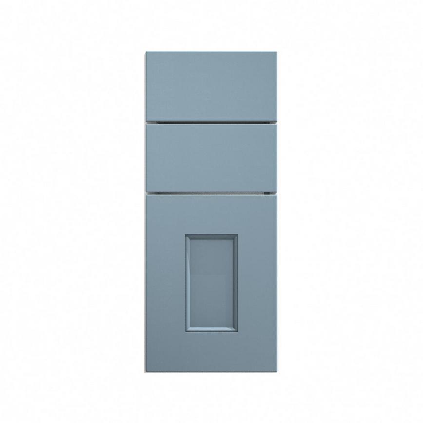 Elmbridge Dusk Blue 300 Pan Drawer Door Open