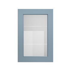 Elmbridge Dusk Blue 600 Tall Glass Door Cut Out