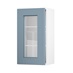Elmbridge Dusk Blue 400 Full Height Glass Door Open