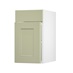 Elmbridge Sage Green 400 Standard Door Open