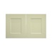 Elmbridge Sage Green 800 Double Belfast Sink Door