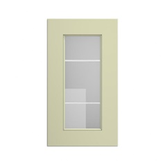 Elmbridge Sage Green 400 Full Height Glass Door Cut Out