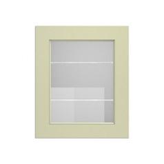 Elmbridge Sage Green 600 Full Height Glass Door Cut Out