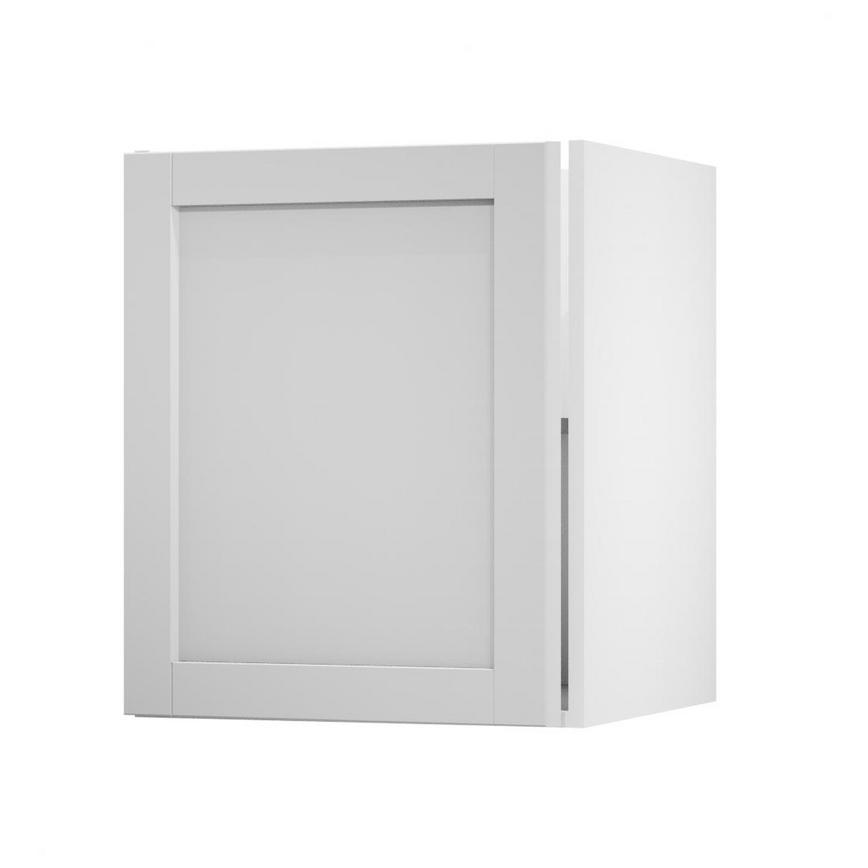 Witney Dove Grey 600 Full Height Door Open